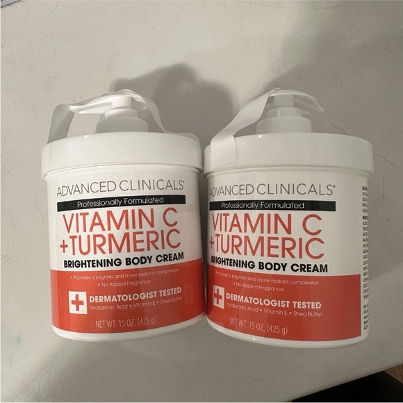 Advanced Clinicals Vitamin C + Turmeric Body Cream - Picture 1 of 1